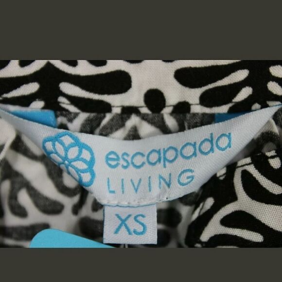 ESCAPADA LIVING S/L CARLIE TOP WHITE BLACK TURKS N - Picture 7 of 11